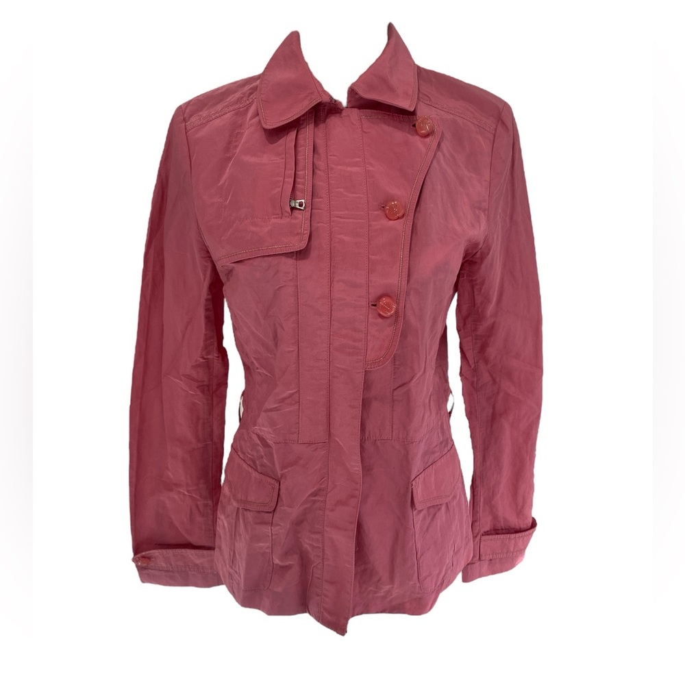Tahari Pink Nylon Vintage Jacket